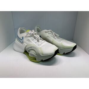 Nike White and Blue Athletic Shoes